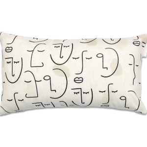 Les textiles Patlin Rectangle Cushion - Face Design* Cushions
