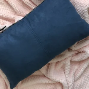 Agence K Rectangle Faux Suede Cushion - Blue* Cushions