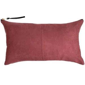 Agence K Rectangle Faux Suede Cushion - Burgundy* Cushions