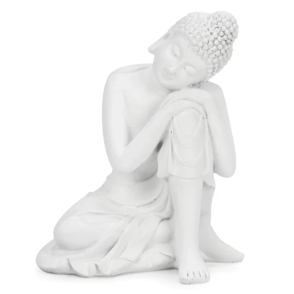 Attitudes Import Resting Buddha - White* Decorative Objects