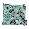 Les textiles Patlin Reusable Medium Snack Bag - Green Flower* Lunches