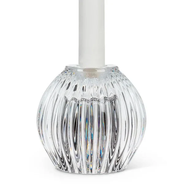 Abbott Reversible Glass Candle Holder - Clear* Candle Holders