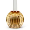 Abbott Reversible Glass Candle Holder - Amber* Candle Holders