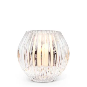Abbott Reversible Glass Candle Holder - Clear* Candle Holders