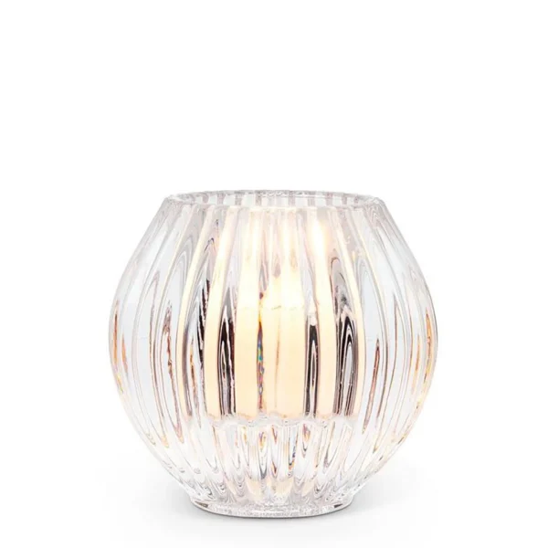 Abbott Reversible Glass Candle Holder - Clear* Candle Holders