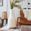 Attitudes Import 2 Ribbed Vase* Vases & Pots