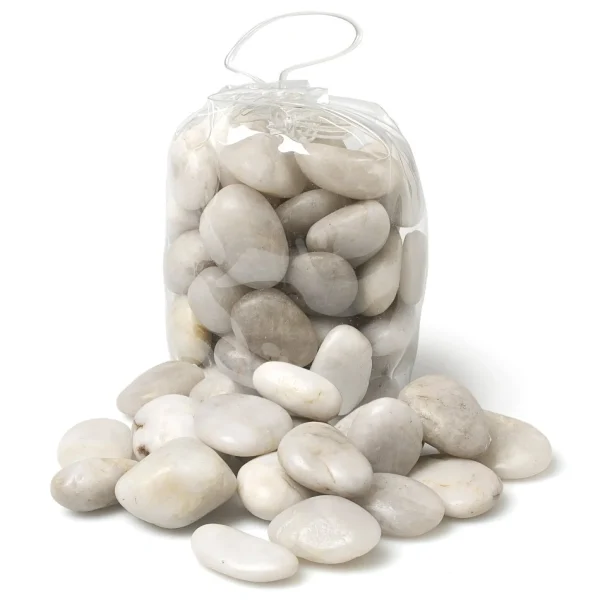 Abbott River Stones - White* Decorative Stones