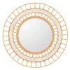 Attitudes Import Round Bamboo Mirror* Mirrors