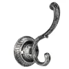 Attitudes Import Round Base Hook - Silver* Handles & Hooks