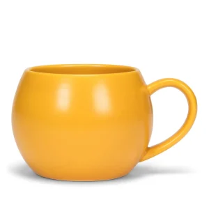 Abbott Round Coffee Cup - Yellow Matte* Mugs