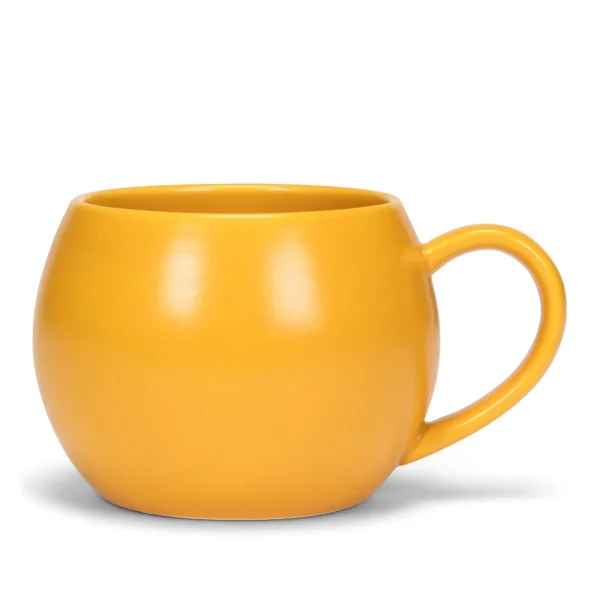 Abbott Round Coffee Cup - Yellow Matte* Mugs