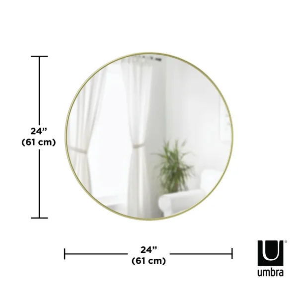 Umbra Round Mirror 24" - Hubba* Mirrors