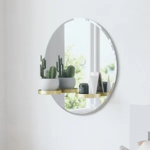 Umbra Round Mirror With Shelves - Perch* Mirrors