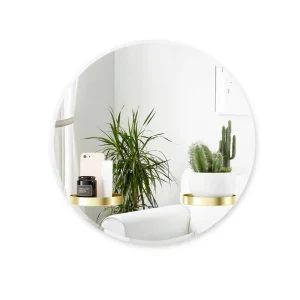 Umbra Round Mirror With Shelves - Perch* Mirrors
