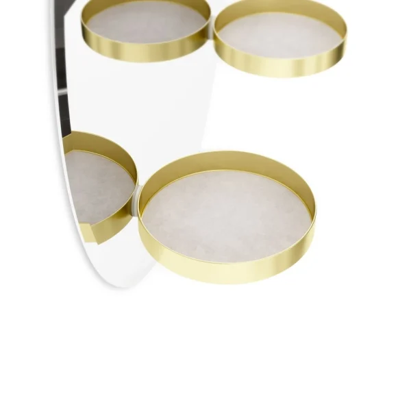 Umbra Round Mirror With Shelves - Perch* Mirrors