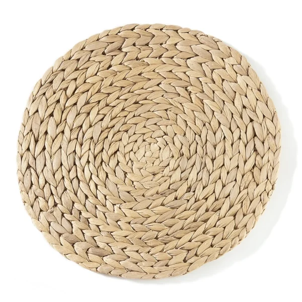 Gift Craft Round Placemat - Caraway Braided* Tablecloths, Placemats & Napkins