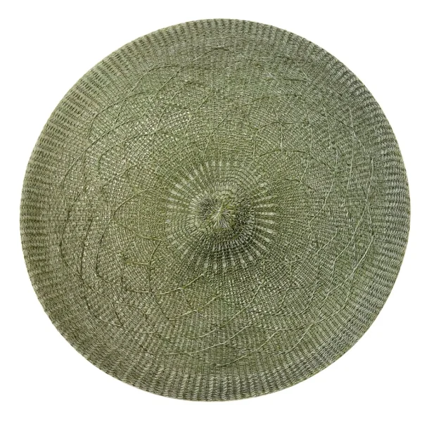 Nostalgia Import Round Placemat - Green* Tablecloths, Placemats & Napkins