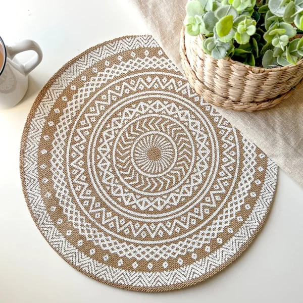 Nostalgia Import Round Placemat - Mandala* Tablecloths, Placemats & Napkins