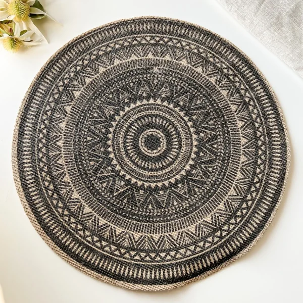 Nostalgia Import Round Placemat - Mandala* Tablecloths, Placemats & Napkins