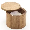 Danesco Salt Cellar In Acacia* Salt & Pepper Shakers