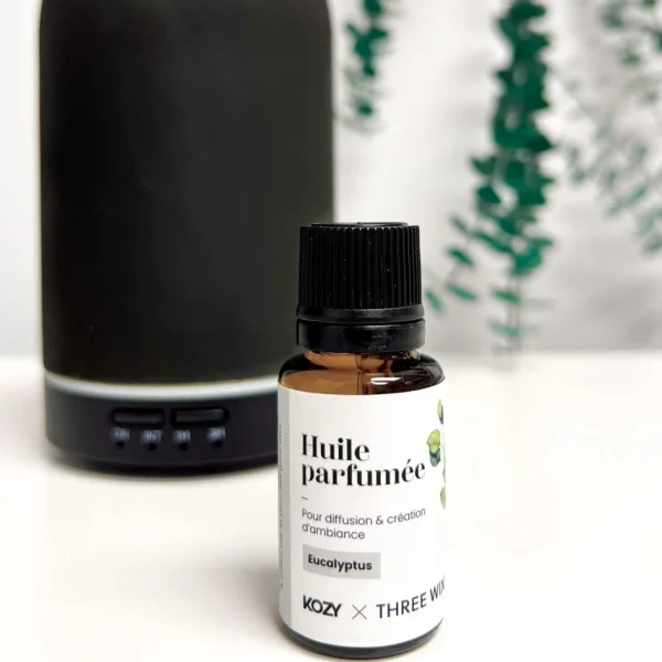 Kozy x Three Wix & CO Scented Oil - Eucalyptus* Essential & Scented Oils