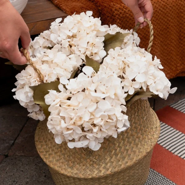 Nostalgia Import Seagrass Belly Basket - Malako Natural* Organization