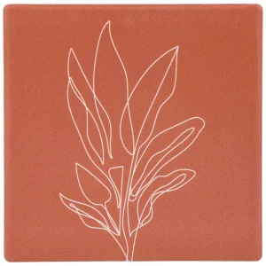Attitudes Import Set Of 4 Coasters - Flowers* Serving Accessories