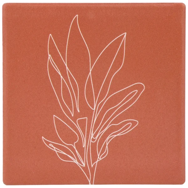 Attitudes Import Set Of 4 Coasters - Flowers* Serving Accessories
