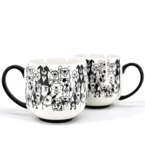 Danesco Set Of 2 Coffee Cups - Dogs* Mugs