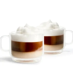 Safdie & Co Set Of 2 Cups - Latte* Mugs