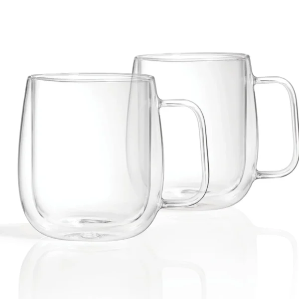 Ricardo Set Of 2 Double Wall Cups* Mugs