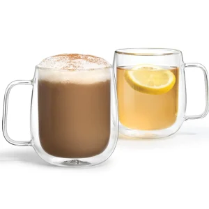 Ricardo Set Of 2 Double Wall Cups* Mugs