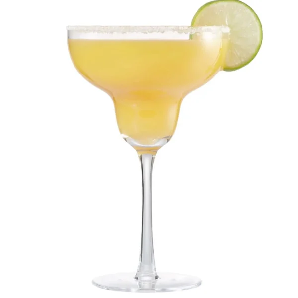 Intercontinental Mercantile Set Of 2 Large Margarita Glasses With Stem Pattern* All For Spirits