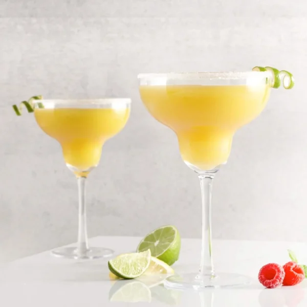 Intercontinental Mercantile Set Of 2 Large Margarita Glasses With Stem Pattern* All For Spirits
