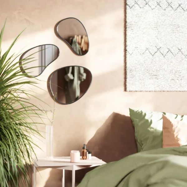 Umbra Set Of 3 Mirrors Pebble - Hubba* Mirrors