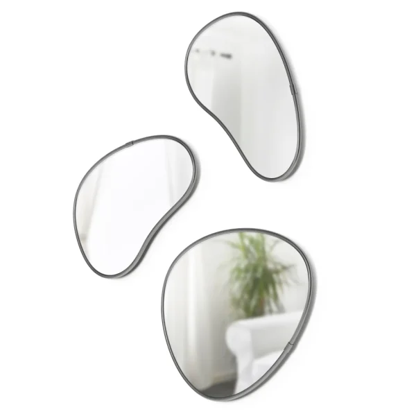 Umbra Set Of 3 Mirrors Pebble - Hubba* Mirrors