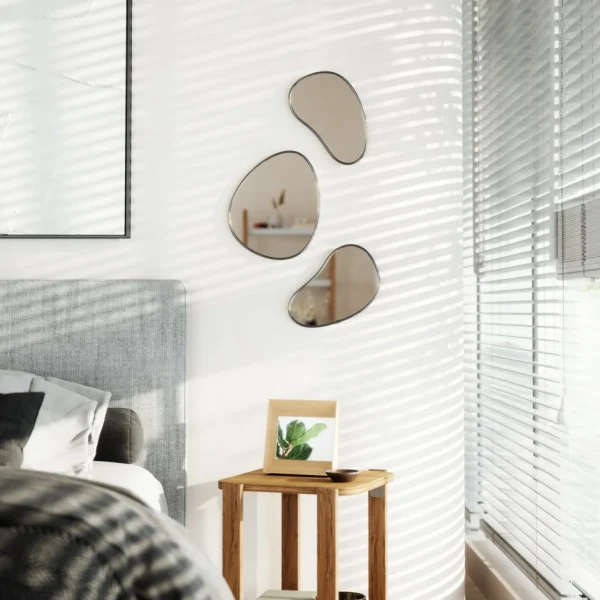 Umbra Set Of 3 Mirrors Pebble - Hubba* Mirrors