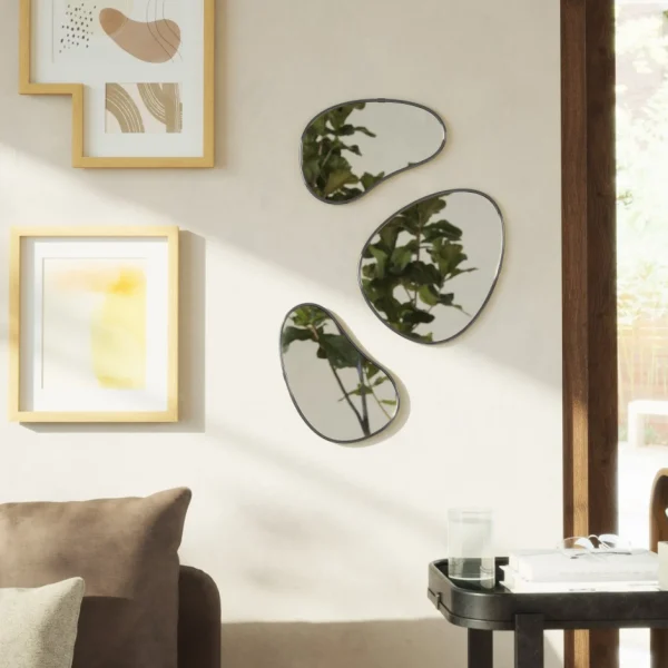 Umbra Set Of 3 Mirrors Pebble - Hubba* Mirrors