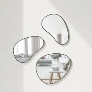 Umbra Set Of 3 Mirrors Pebble - Hubba* Mirrors