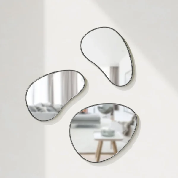 Umbra Set Of 3 Mirrors Pebble - Hubba* Mirrors