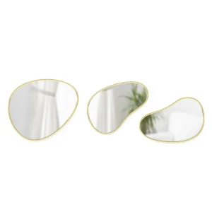Umbra Set Of 3 Mirrors Pebble - Hubba* Mirrors