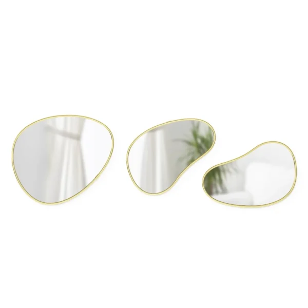 Umbra Set Of 3 Mirrors Pebble - Hubba* Mirrors