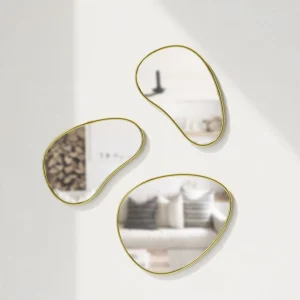 Umbra Set Of 3 Mirrors Pebble - Hubba* Mirrors
