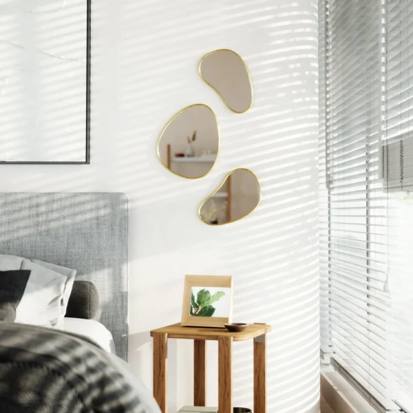 Umbra Set Of 3 Mirrors Pebble - Hubba* Mirrors