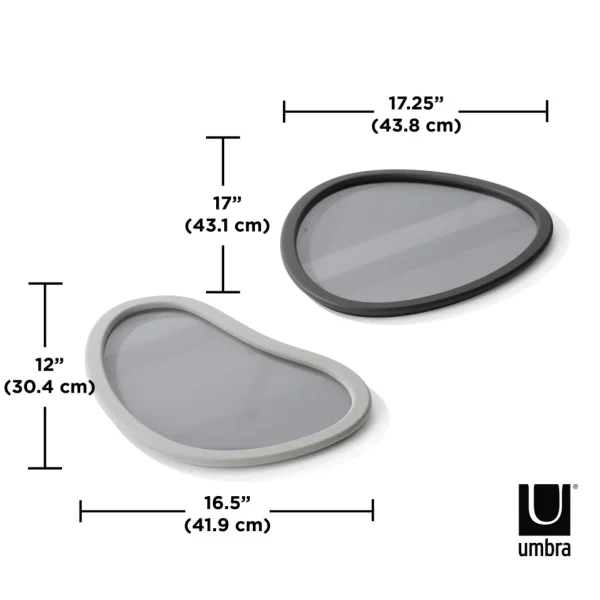 Umbra Set Of 2 Serving Trays - Hub* Serving Accessories