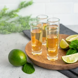 Agence K Set Of 4 Shot Glasses* All For Spirits