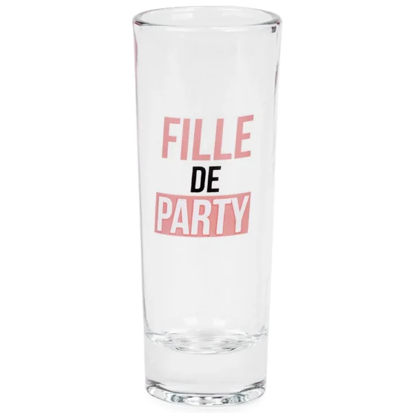 Attitudes Import Set Of 4 Shot Glasses - Girl's Party* All For Spirits