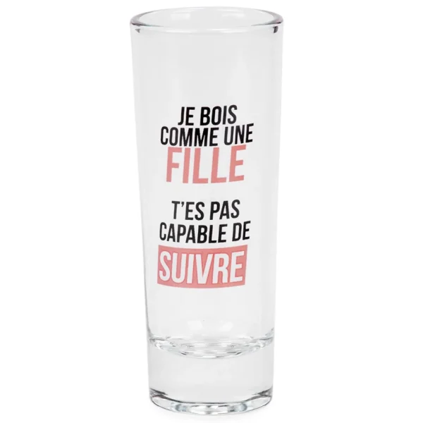 Attitudes Import Set Of 4 Shot Glasses - Girl's Party* All For Spirits