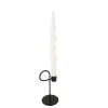 Nostalgia Import Set Of 2 Twisted Candles - White* Decorative Candles