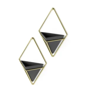Umbra Set Of 2 Wall Mounted Planters - Trigg Black* Planters